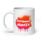 Dopamine Hunter | White Glossy Mug | The Neurospicy Store