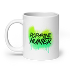 Dopamine Hunter | White Glossy Mug | The Neurospicy Store