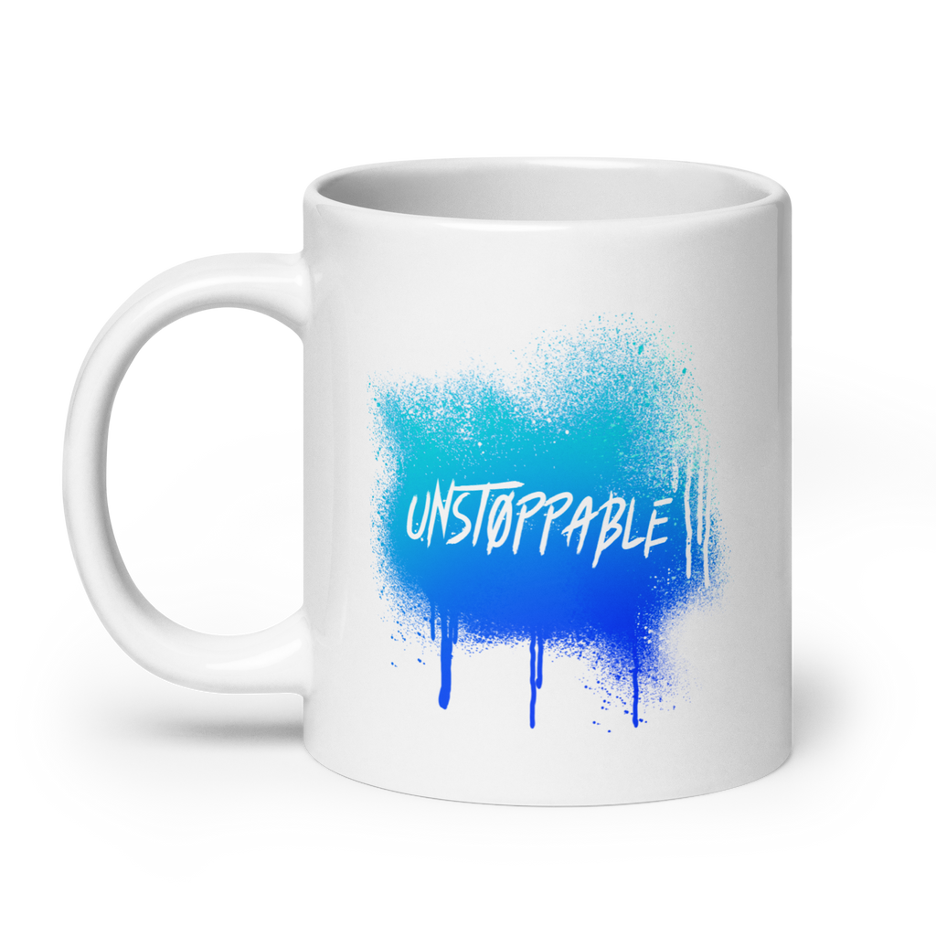 Unstoppable | White Glossy Mug | The Neurospicy Store