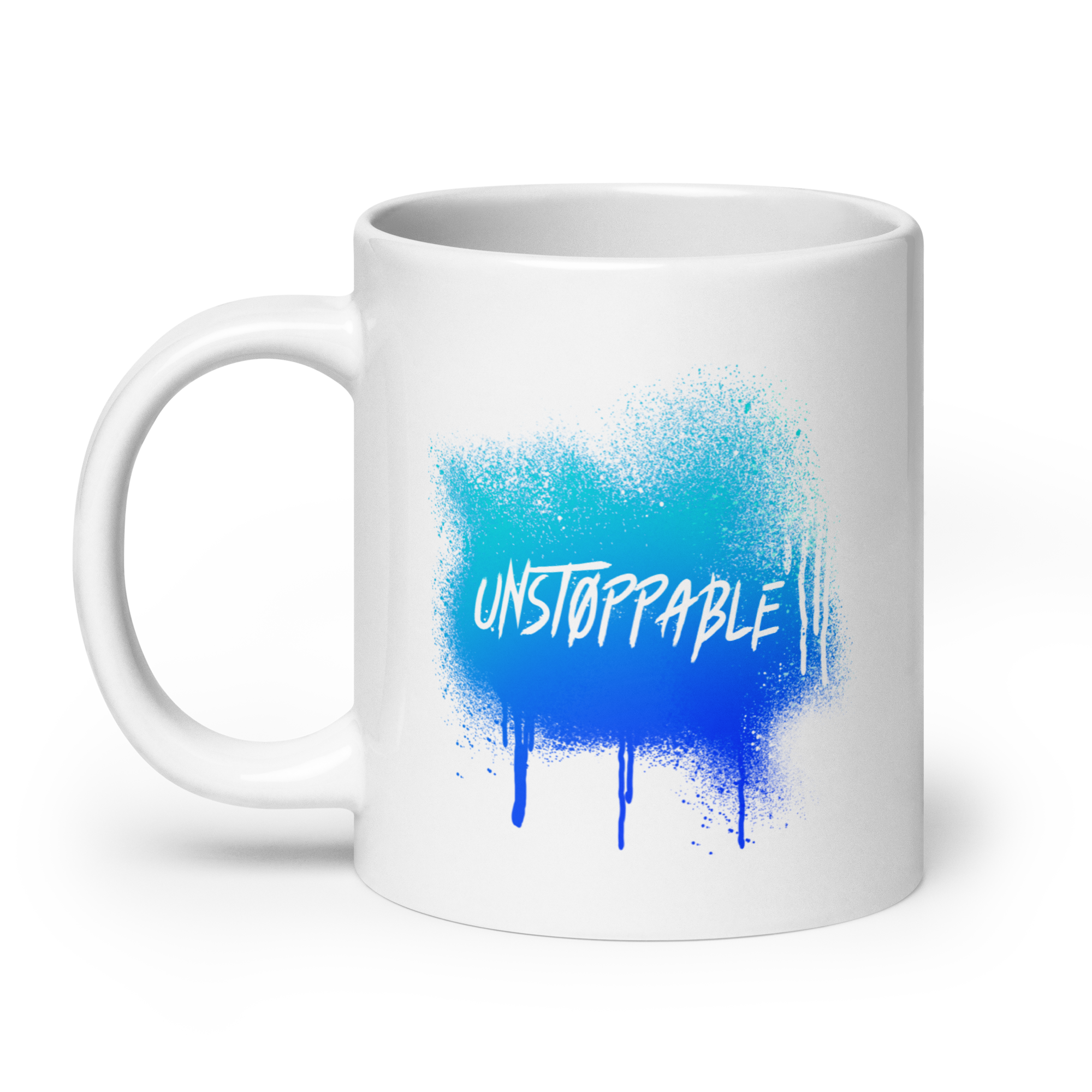 Unstoppable | White Glossy Mug | The Neurospicy Store