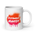 Dopamine Hunter Mug | White Glossy Mug | Neurodivergent Gift white-glossy-mug-white-20-oz-handle-on-right-67dd658ec0bd2 Kitchen & Dining > Drinkware > Mugs