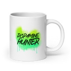 Dopamine Hunter | White Glossy Mug | Unapologetically ADHD white-glossy-mug-white-20-oz-handle-on-right-67dd7843de755 Kitchen & Dining > Drinkware > Mugs