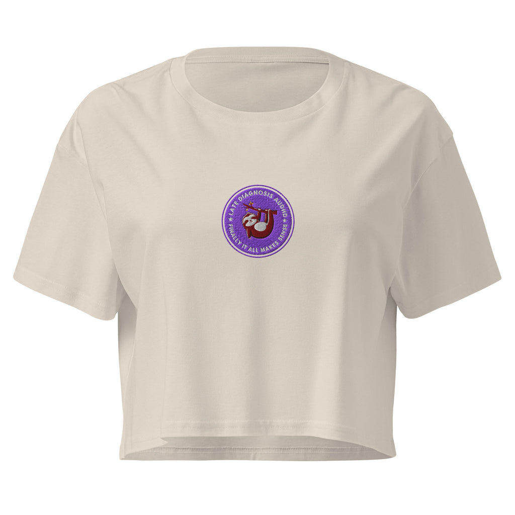 Finally ... AuDHD | Women’s Crop Top | Late Diagnosis womens-crop-top-bone-front-69f73eafd58ee Crop Top