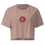 It's Complicated Autism | Soft Cropped Top | Late Diagnosis womens-crop-top-hazy-pink-front-69f8c5bca3679 Crop Top