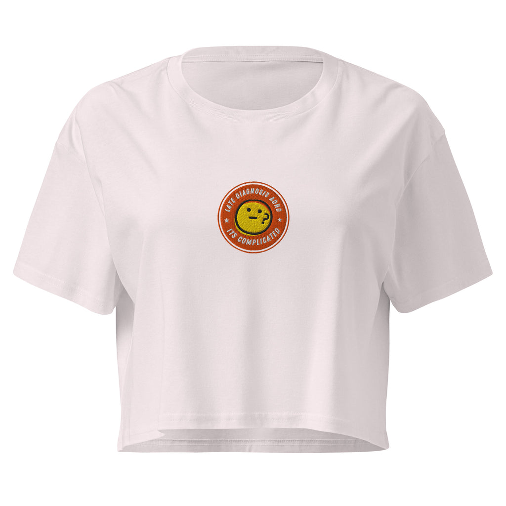 It's Complicated (ADHD) | Women’s Crop Top | Late Diagnosis womens-crop-top-orchid-front-69f7428d1ee23 Crop Top
