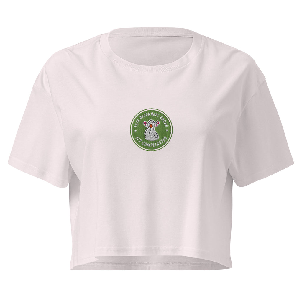 It's Complicated (AuDHD) | Women’s Crop Top | Late Diagnosis womens-crop-top-orchid-front-69f74980acc7c Crop Top