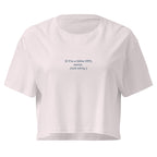 OTT? Sorry (Not Sorry) | Women’s Crop Top | Zero Apologies womens-crop-top-orchid-front-6a68bee6bb106 Crop Top