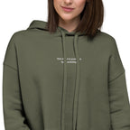 Powered by Possibility | Soft Crop Hoodie | Zero Apologies - Wonderfully Wired