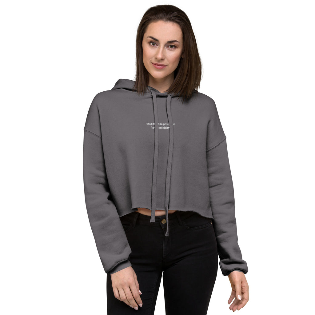 Powered by Possibility | Soft Crop Hoodie | Zero Apologies - Wonderfully Wired