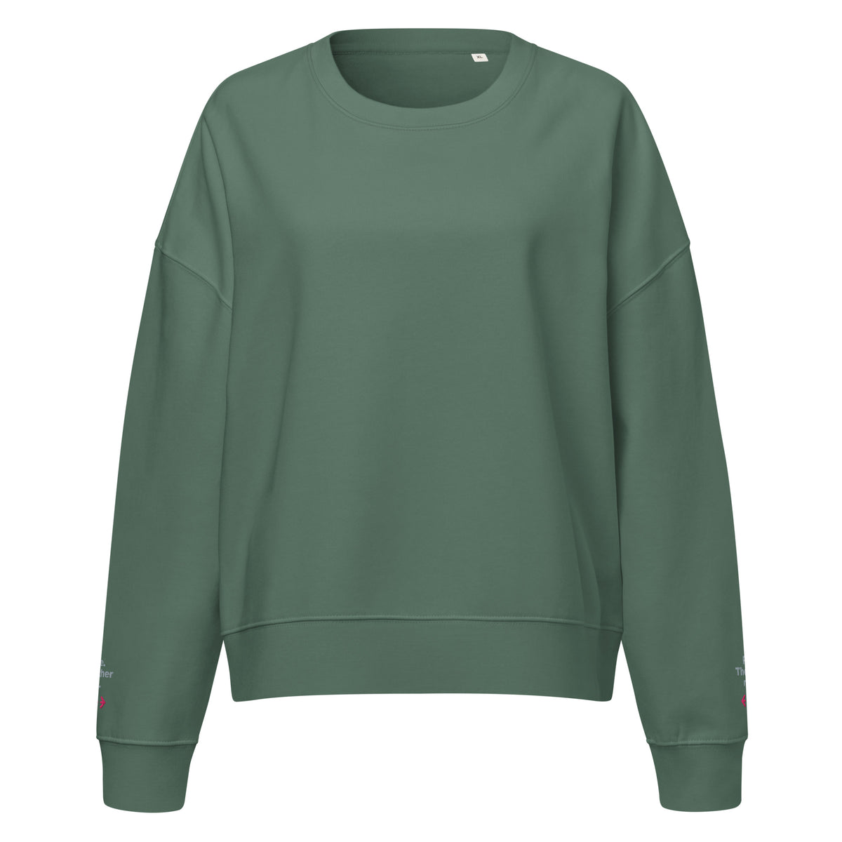 Psst. The Other Right women's organic sweatshirt in Green Bay, front
