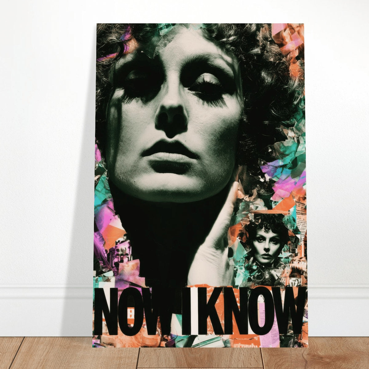 Now I Know wall art print, close view