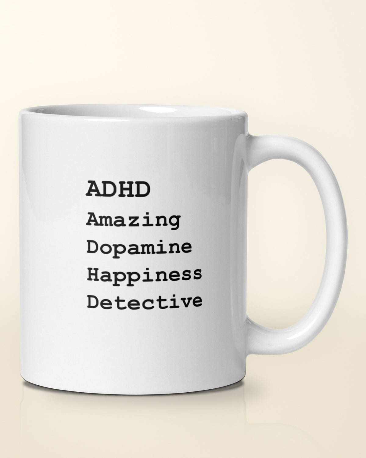 ADHD: Amazing Dopamine Happiness Detective mug