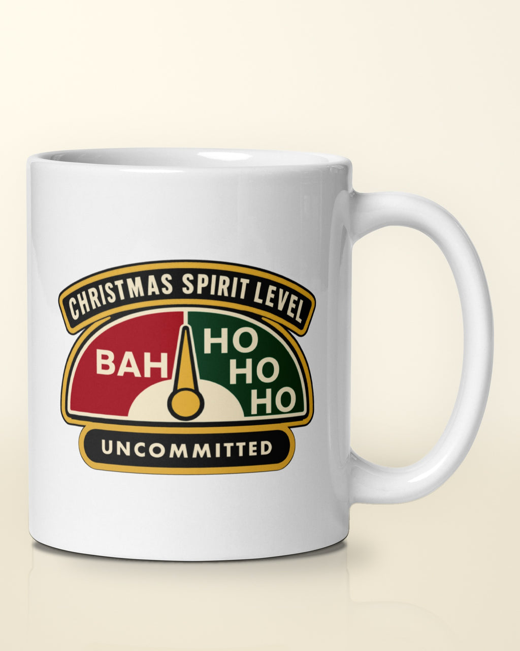 Christmas Spirit Level mug