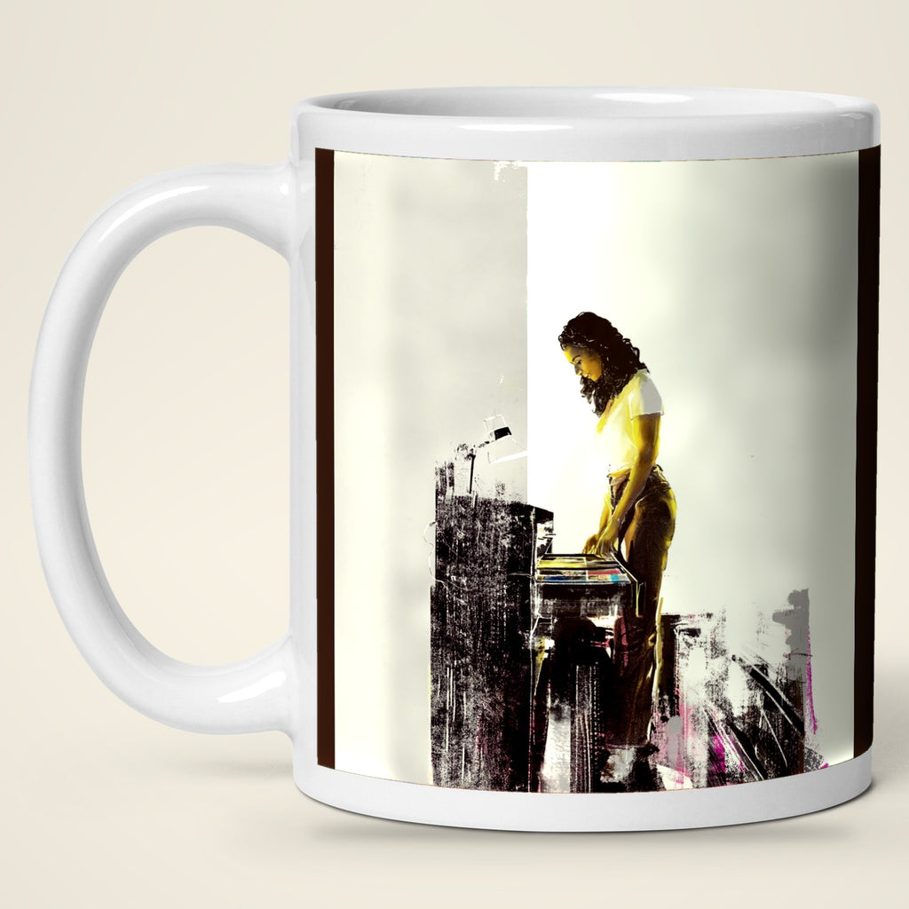 Constance's “Peak Right” mug, picture side