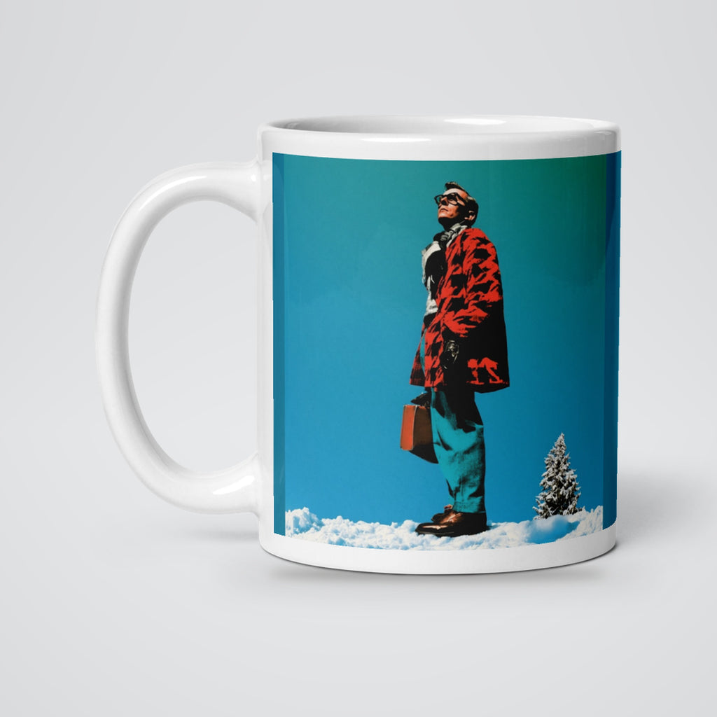 Simon's North Pole Trip mug, picture side