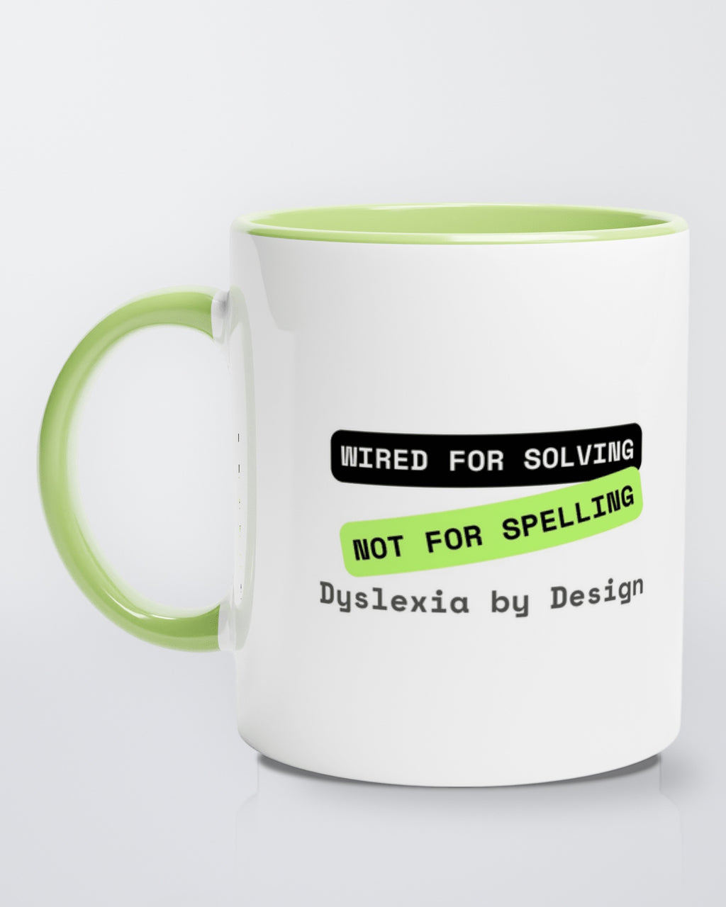 Solving not Spelling (Dyslexia) mug
