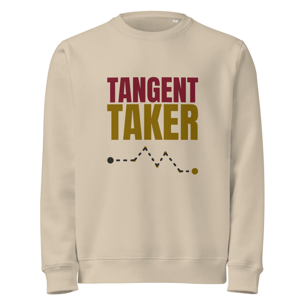 Tangent Taker organic sweatshirt in Desert Dust, front